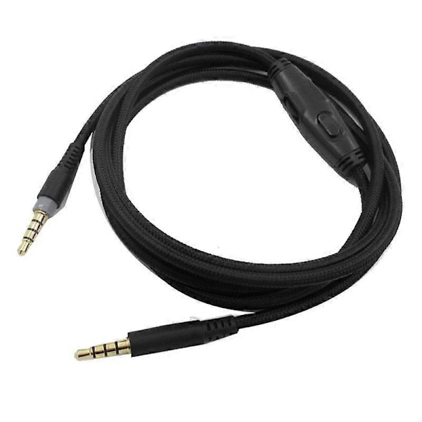 Hodetelefonkabel med volumkontroll for -HyperX Cloud Alpha/-HyperX Cloud Core Flight