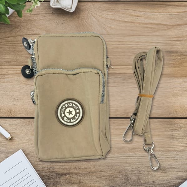 Skuldervesker crossbody-veske Beige