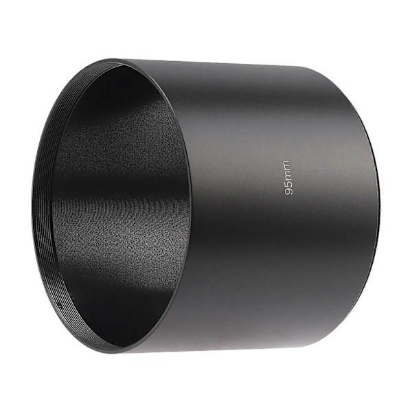 Universell Metall Motljusskydd Skruvmontering 95mm Filtergänga Digitalkamera Rund