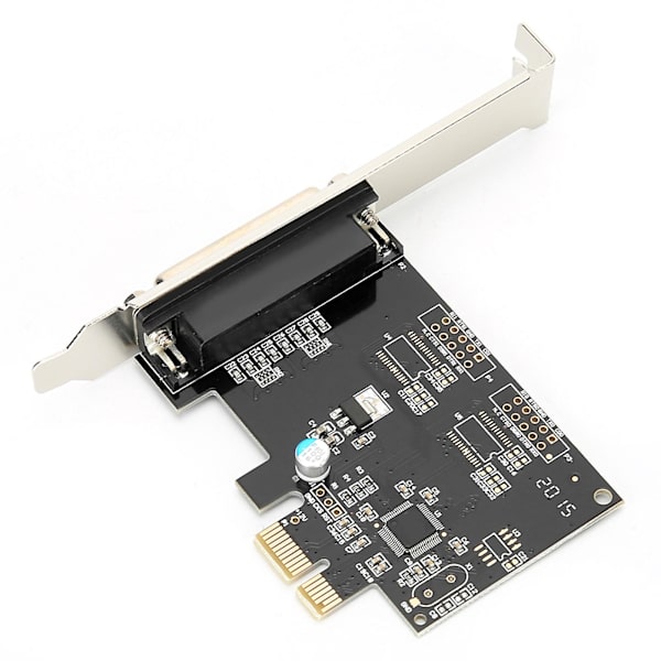 PCI-E LPT Skriverkort Adapter - PCIE til Parallellport Kort med DB25 Skriverport