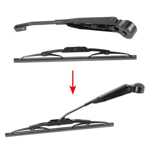 240mm 9 Tum Bakre Vindrutetorkarblad Arm Set för Jeep Patriot Compass Grand Cherokee för Ford Fie