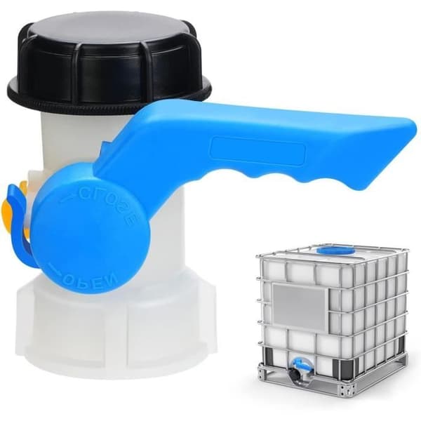 IBC Tankadapter - Plast - 1000L - Universal - Hög precision - S60x6