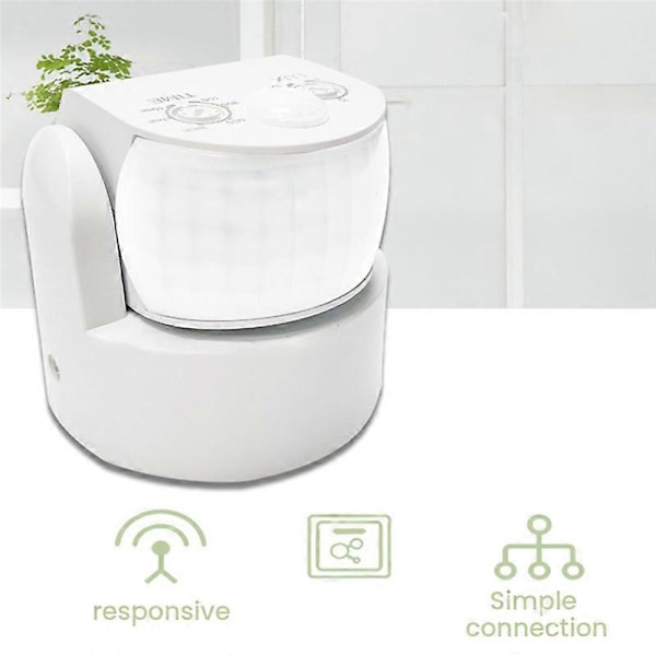 Vandtæt Dobbelt Infrarød Probe Bevægelsessensor IP65 AC 220V-240V PIR Bevægelsesdetektor Automatisk 120 °
