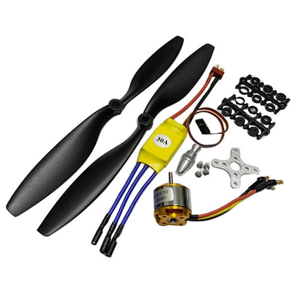 2212 1000KV 6T Borstlös Outrunner Motor+30A ESC+1045 Propeller Kit för RC Flygplan Multicopter