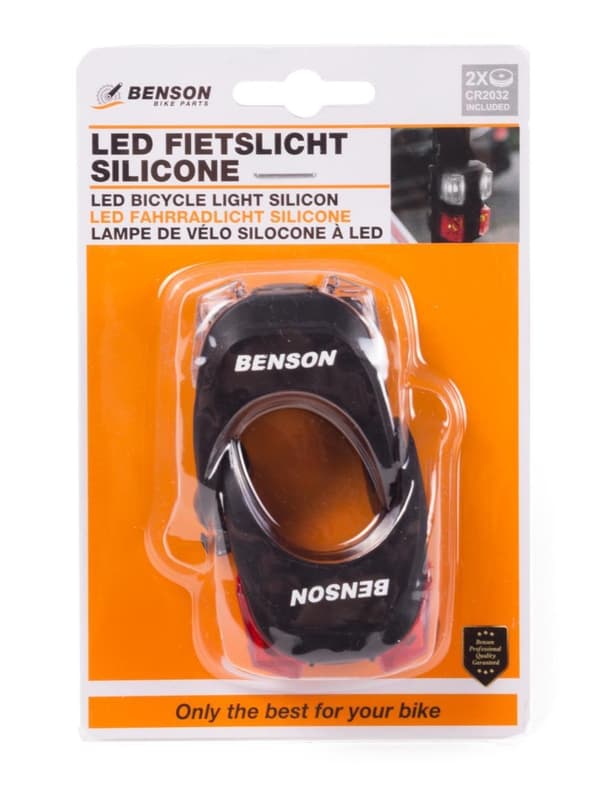 Cykellygter LED 2 stk silikone pro
