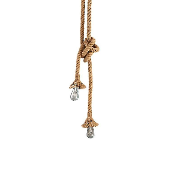 Kandelaber Dubbelhuvud Hamparep Hängande Lampa Sockel Industriell Hängande Ljus Retro Stil Kreativ DIY Justerbar Lampa för Vardagsrum Café Restaurang