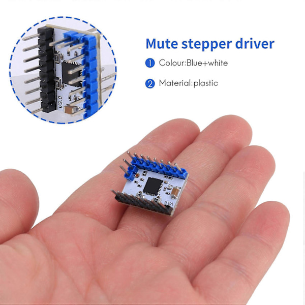 5 stk. TMC2209 V3.0 Driver Stepping Rod Silent Driver 256 Microstep Strøm 2.8A TMC2208