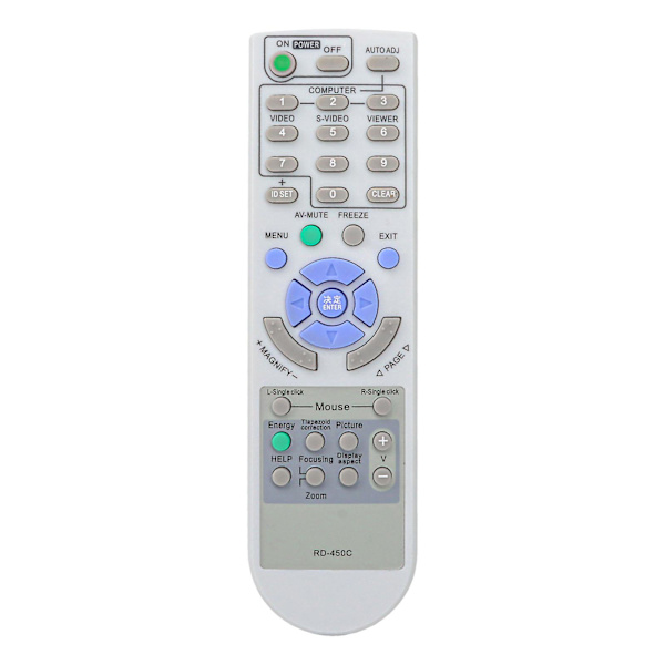 Ny fjernkontroll for NEC Projektor M260W M260X M300W M300WS M300X M300XS NP-M260W NP-M260X NP-M300W NP-M300X P350W P350X