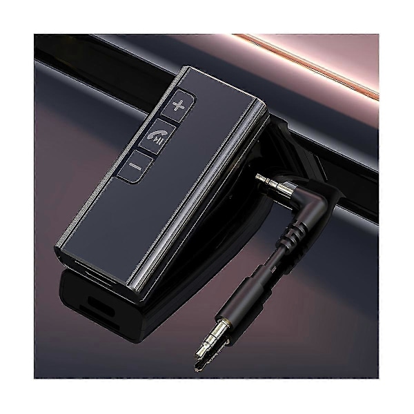 Håndfri Bluetooth-adapter Trådløs bil Bt-mottaker 3,5 mm Aux Digital skjerm Lydmottaker for H
