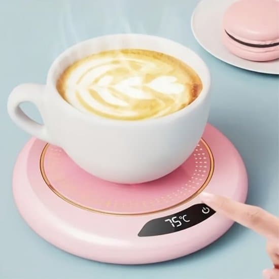 Cup Warmer - Mug Warmer - Coffee Warmer - Heated Coaster - Coffee Warmer - Coffee Cup Warmer - Cup Warmer - USB - Cup Warmer - Pink