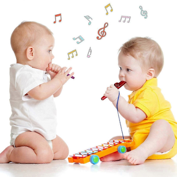12 stk Kazooer Kazoo Instrument Metall Kazooer For Voksne Begynner Kazooer Ytelse Kazoo For Barn