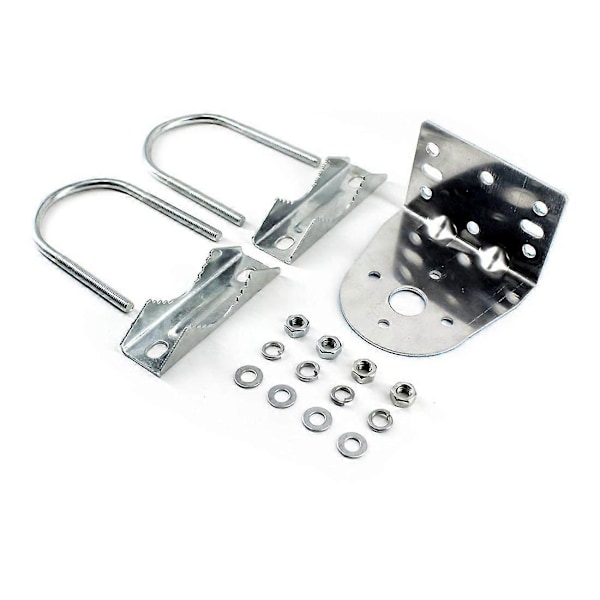 Antennemastklemme med U-bolter for Ham UHF VHF CB Mobil Trucker Antenne, Antennebrakett