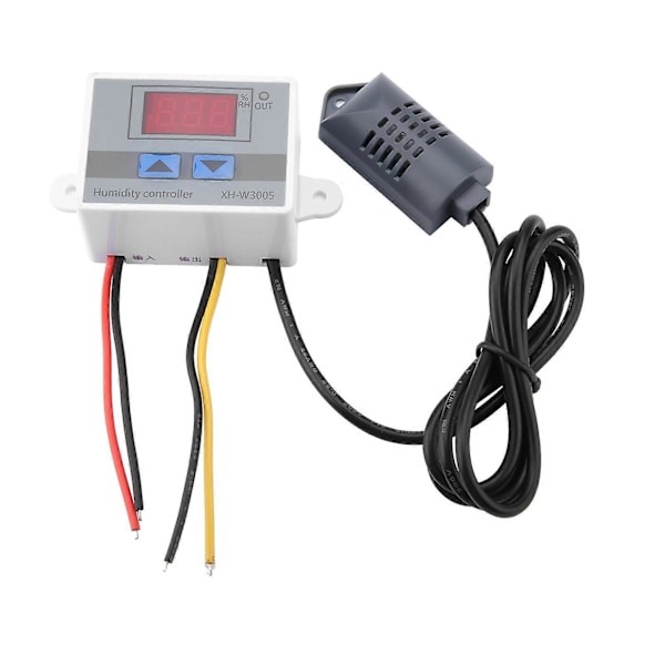 XH-W3005 Digital Hygrometer Switch Controller Fugtighedssensor 0~99%RH 12V