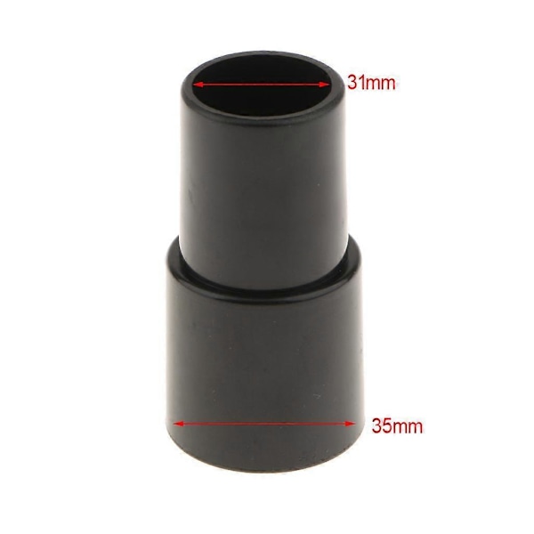 Yleismallinen pölynimurin sovitinmuunnin 32 mm - 35 mm musta