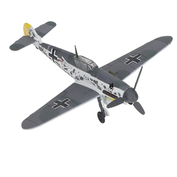 BF109 Jaktplan Modell 1:72 Skala Hög Detalj Legering Flygplan Samlarobjekt
