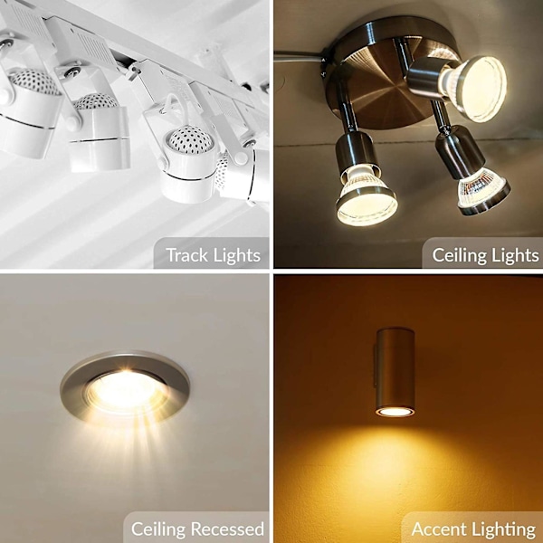 GU10 35 Watt Halogen Reflektorpære Varmt Hvit Dimbar, GU10 Halogen 35w Halogenpærer, GU10 Dimbar Varmt Hvit