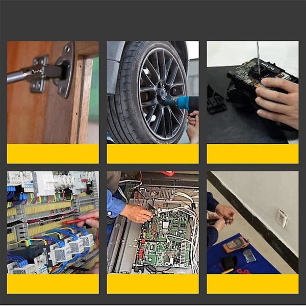 Magneettinen ruuvimeisselin kärkisarja, antimagneettinen poranteräsarja, S2-iskumagneettinen, vahvat magneettiset Ph2-kärjet, 12 kpl