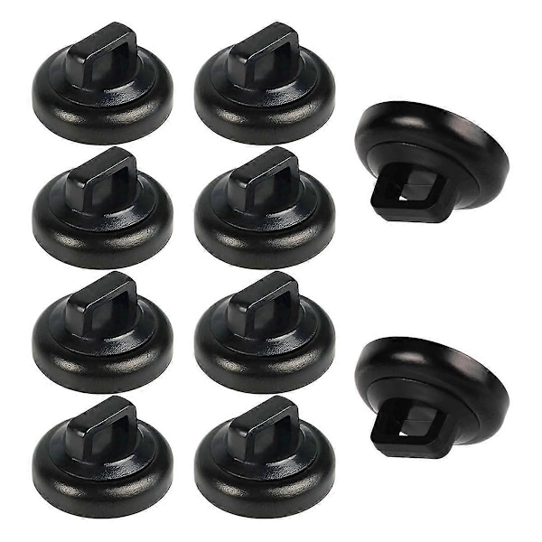 Magnetiska Kabelbuntband Fästen Clips 10-pack Multifunktionella Buntbandsfästen Bas Hållare Svart Tråd Kabelhållare Fäste