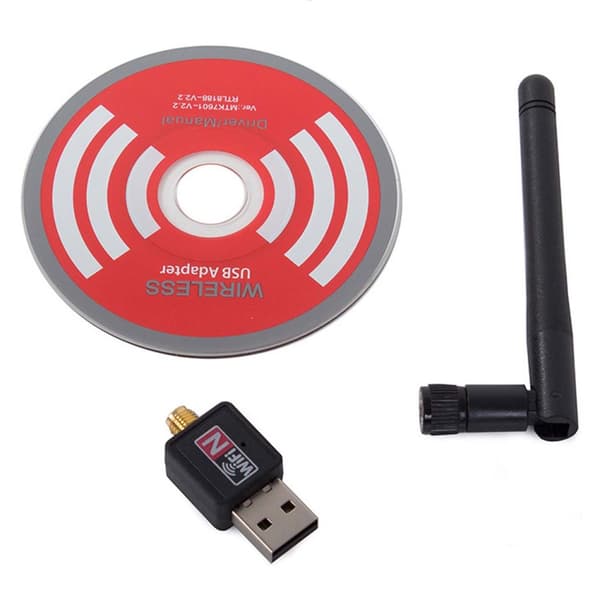 USB Wifi Adapter Netværkskort med Antenne 600Mbps
