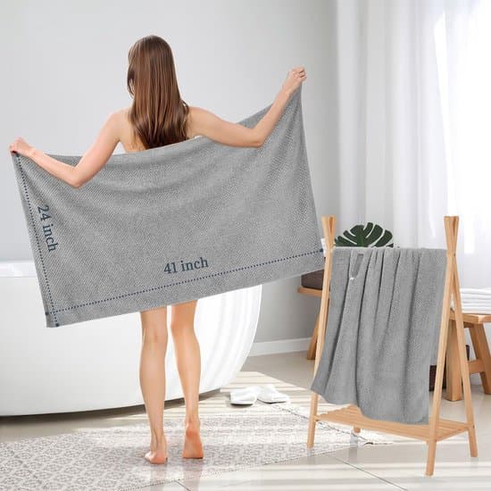 2-pak mikrofiberhåndklæder til langt hår, meget absorberende og hurtigtørrende, ultrabløde og hurtigtørrende, til kvinder og piger, 100 x 60 cm