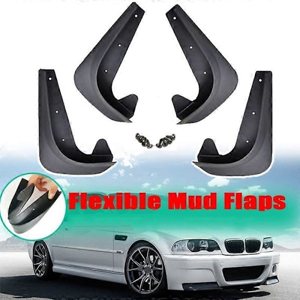 Stänkskydd Bil Stänklappar Mudguard För 3 5 7-serien E30 E46 E90 E91 E92 E93 E60 F10 F11 G30 E38 E65 F01