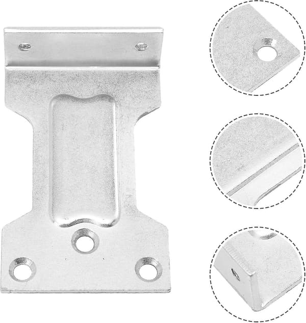 2 stk. Dørlukker Parallel Monteringsplade Hjemmedørlukker Metal Parallel Plade