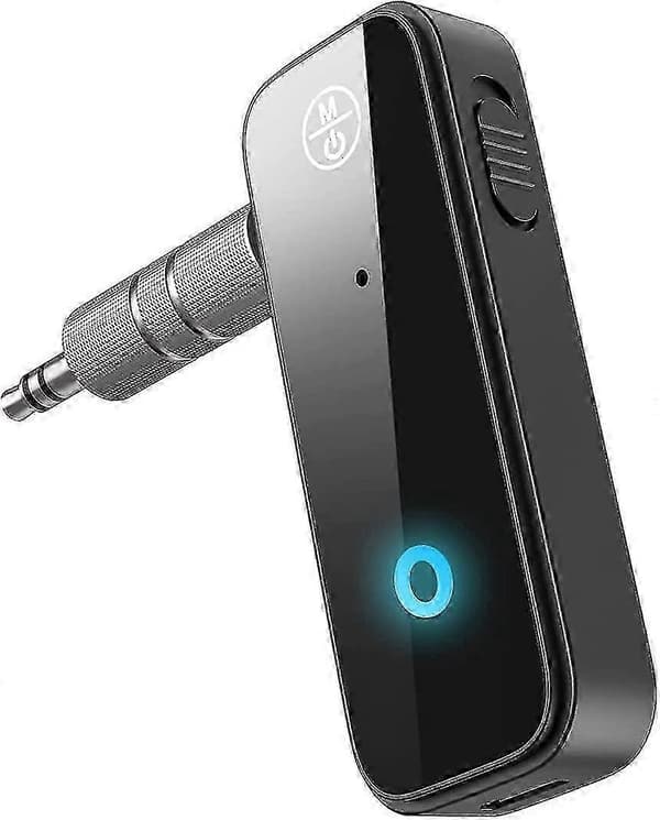 Bluetooth-mottaker, Bluetooth-adapter for bil, 5.0 Bluetooth-sender, bærbar trådløs 3,5 mm Aux Bluetooth-adapter 2024THO