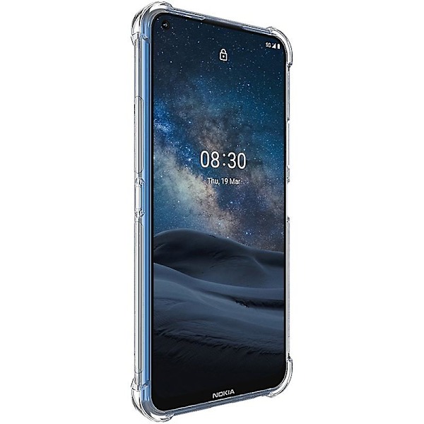 IMAK Silky Anti-drop TPU -kuori + näytönsuojakalvo Nokia 8.3 5G:lle