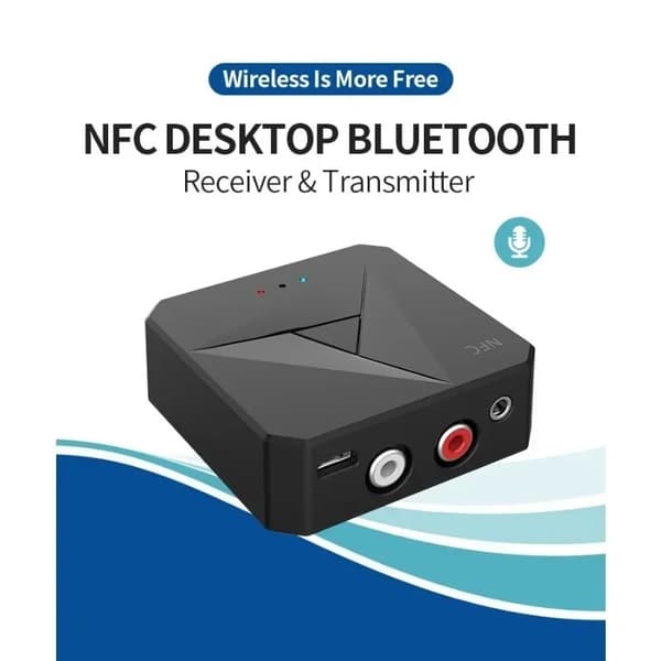 Bluetooth RCA/AUX-adapter – NFC-sensor