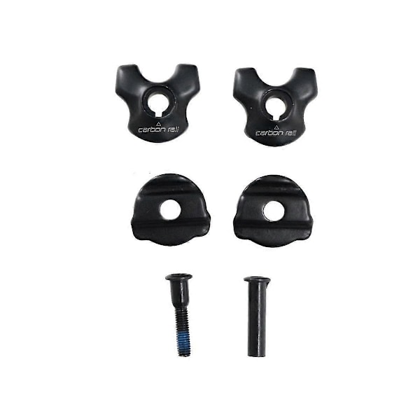 Polkupyörän satulatolpan kiinnike hiilikuitusatulakiskoadapterille 7x9mm polkupyörän satulatolpan putken soikeat / pyöreät pidikkeet