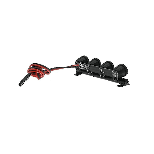 LED Lyslist Taklampe Lys For Axial Scx24 Fcx24 Jimny D12 Mini 1/18 1/24 RC Crawler Bil, 2