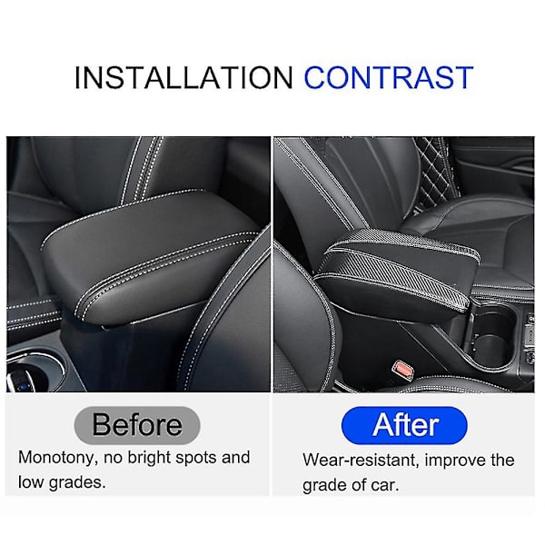 För Subaru Forester 2019+ Center Console Arm Rest Armrest Box Cover