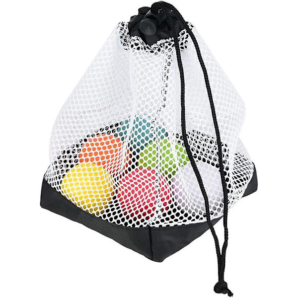 Golf-pallopussi, Nylon-verkkovetoketjullinen pussi, Golf-harjoituspallopussi 36 golf-pallolle, Vetoketjun lukitussuunnittelu säilytysverkkopussi Golf-tarvike