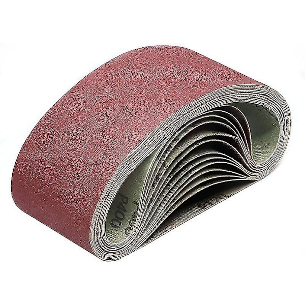 Slibebånd 100 X 915 Mm 80 120 150 240 400 Grov/fin Korn Slibebånd Til Båndsliber (10 Stk)