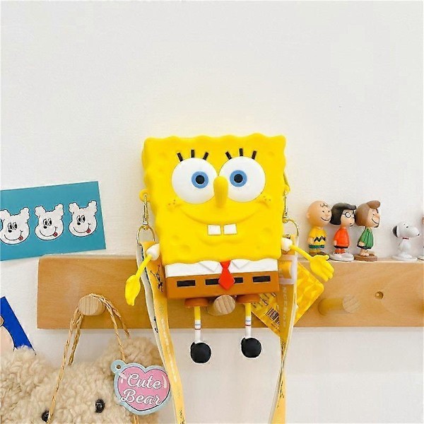 Original tegneserie SvampeBob Firkant Børne Skuldertasker Pige og Drenge Sød gave Taske 2024THO