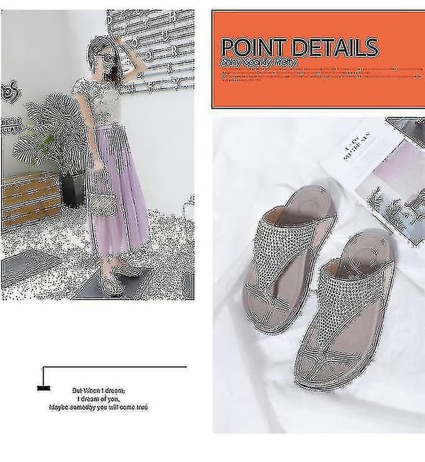 Fit Flop Dame Glitter Tå Split Sls WHBYV