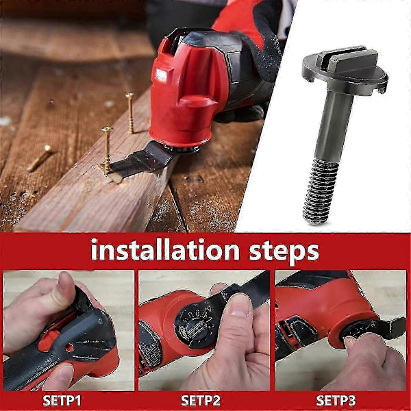 Milwaukee 2626-20 M18 Multiverktøy Bakplate Skrue Erstatning (06-75-0025)