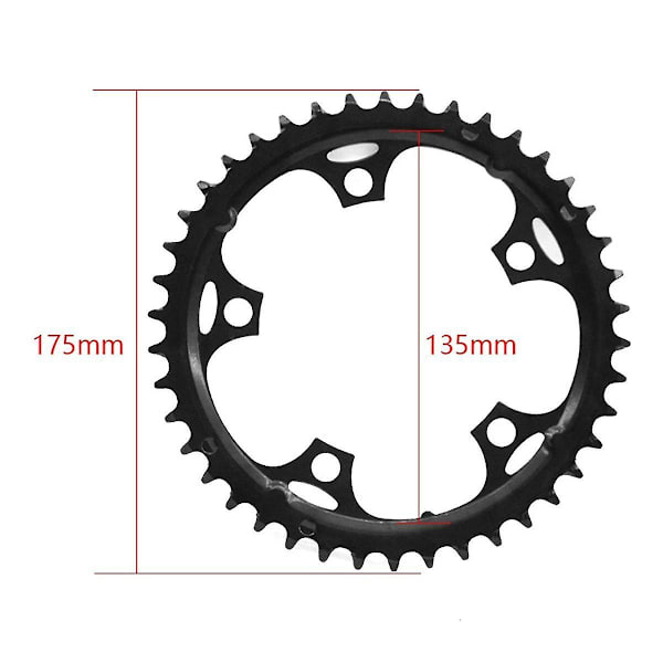 TongSheng TSDZ2/TSDZ-2B Elcykel Mittmotor 42T Kedjehjul/Kedjekrans för Ebike