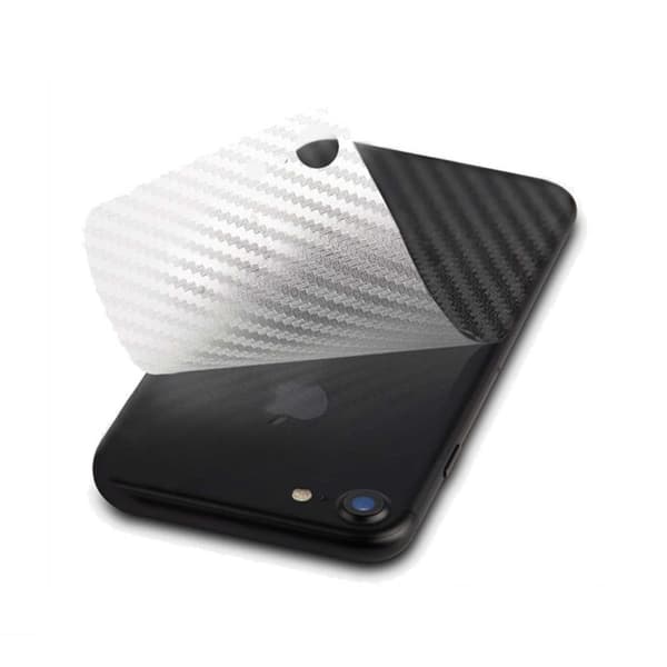 iPhone SE Kolfiber Skin Skyddsplast Baksida