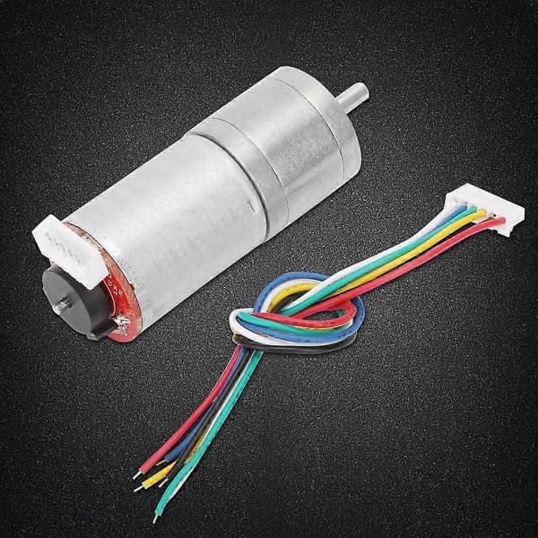 DC 6V Encoder Gir Motor Hastighetsreduksjonsmotor for Robot RC Bil DIY Motor Leketøy