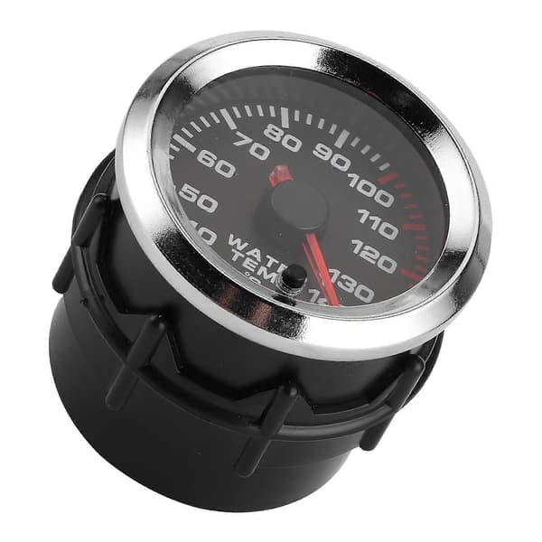 Universal Vandtemperaturmåler Temperaturmåler 7 Farve LED Display 52mm 12V M/Sensor 40-140 2024THO