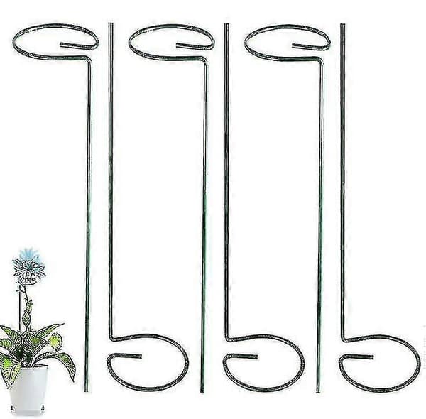 6-pack Växtstöd för Blommor, Metall Enkelstam Växtstöd
