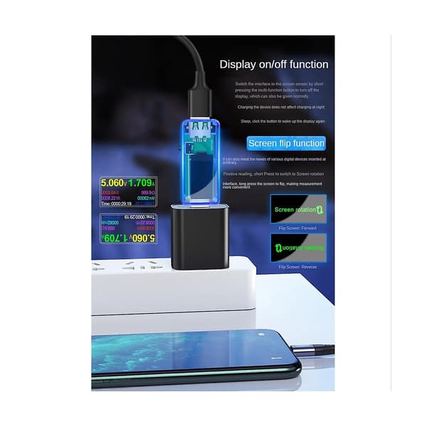 U96P 13 i 1 USB Tester DC Digital Voltmeter Strøm Volt Amperemeter Detektor Lader Indikator Måler