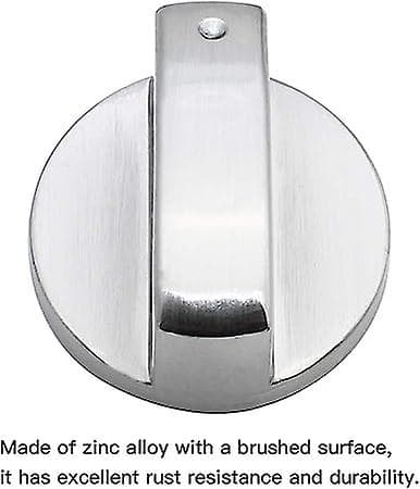 6-pack 6mm zinklegering gasspisknopp universal