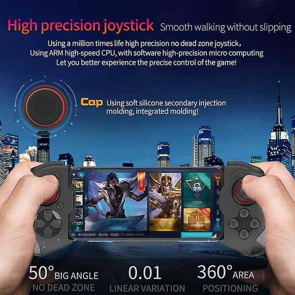 060 Trådløs Udtrækkelig Bluetooth Gamepad Til Android Og Mobiltelefon Spilcontrollere Over 13.