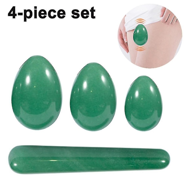 Egg Jade Stein Egg For Å Trene PC Muskler For Kvinner, grønn Yt