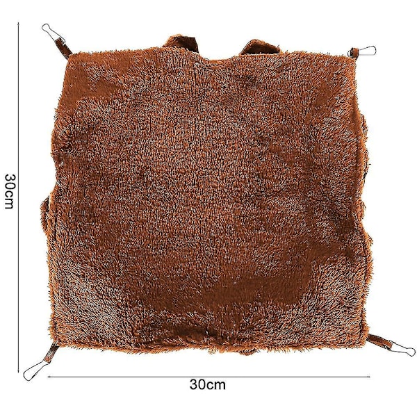 Hamsterhängmatta Burtillbehör Hängande Fleece Säng Gunga Väska För Socker Glidare Marsvin