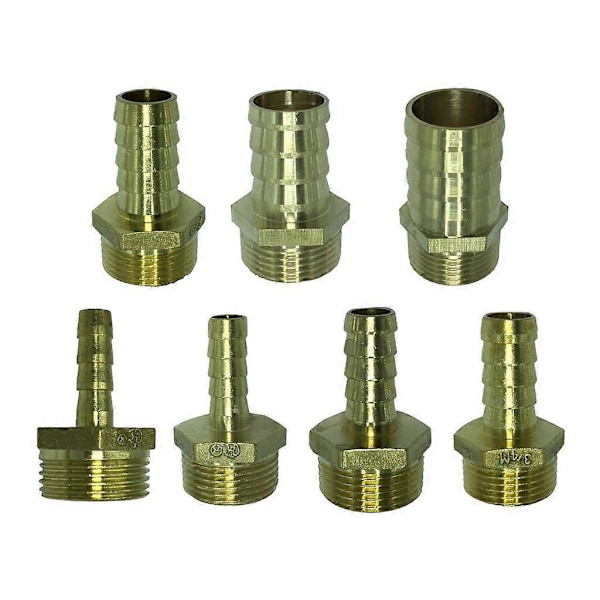3/4\" x 8mm Letkuliitin Messinki Pikaliitin Paineilmaletkun Liitin
