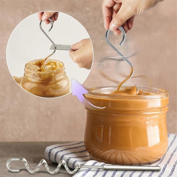 Peanutbutter Rører, Rustfrit Stål Peanutbutter Mixer Peanutbutter Rører Nøddebutter Rører