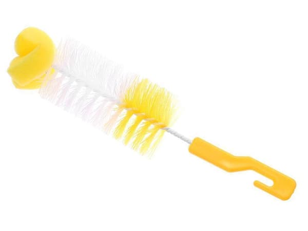 Flexible Bottle Brush - Brush with Sponge Attachment for Bottles